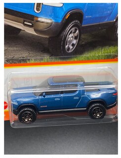 Foto 2 | Foto 2 | Camión Eléctrico Collector Matchbox Rivian R1t 2022 Azul - Venta Internacional.