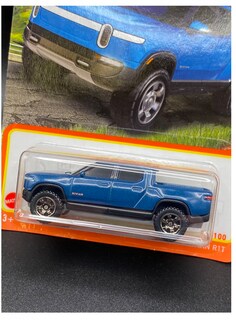 Foto 3 | Foto 3 | Camión Eléctrico Collector Matchbox Rivian R1t 2022 Azul - Venta Internacional.