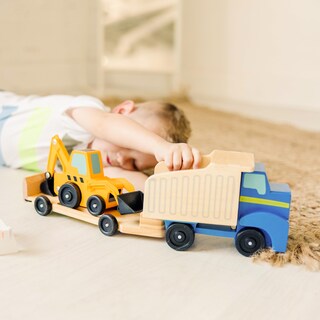 Foto 2 | Foto 2 | Camión Volquete Y Cargador De Juguete Con Piezas De Construcción Melissa & Doug - Venta Internacional.