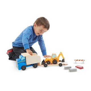 Foto 3 | Foto 3 | Camión Volquete Y Cargador De Juguete Con Piezas De Construcción Melissa & Doug - Venta Internacional.