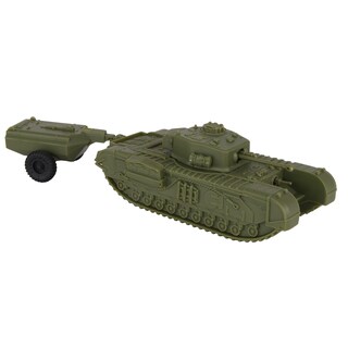 Foto 3 | Foto 3 | Tanque De Juguete Bmc Cts Ww2 British Churchill Crocodile A Escala 1:38 - Venta Internacional.