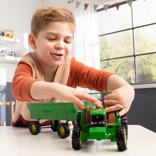 Foto 6 | Foto 6 | Juego De Tractores De Juguete John Deere Kids Tractor Wagon De 8 Pulgadas Y Más De 3 Años - Venta Internacional.