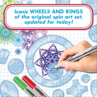 Foto 4 | Foto 4 | Kit De Dibujo Kahootz Spirograph Deluxe Con Funda Para Más De 8 Años - Venta Internacional.