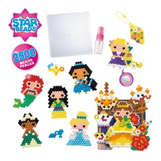 Foto 2 | Foto 2 | Kit De Abalorios Aquabeads Disney Princess Creation Cube Con 2500 Cuentas - Venta Internacional.