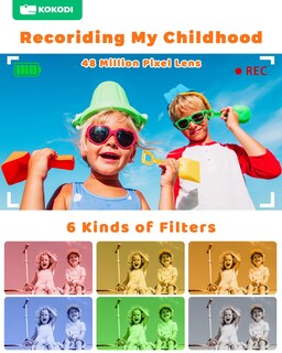 Foto 6 | Foto 6 | Cámara Digital Kokodi 1080p Hd Infantil-Venta Internacional
