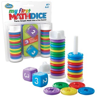 Foto 1 | Foto 1 | Juego De Contar Thinkfun My First Math Dice Para Niños De Más De 3 Años - Venta Internacional.