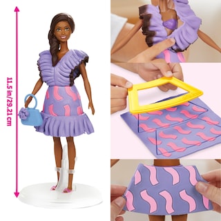Foto 2 | Foto 2 | Set De Diseño De Moda Play-doh Barbie Fashionista Ruffles 5+ - Venta Internacional.