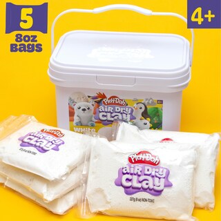 Foto 3 | Foto 3 | Cubeta De Arcilla Secada Al Aire Play-doh Para Pintar Blanca Para Niños - Venta Internacional.