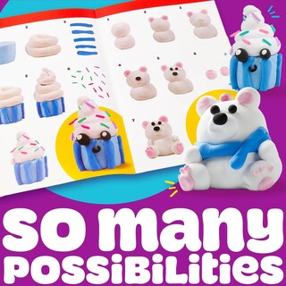 Foto 5 | Foto 5 | Cubeta De Arcilla Secada Al Aire Play-doh Para Pintar Blanca Para Niños - Venta Internacional.