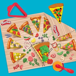 Foto 4 | Foto 4 | Set De Juego Play-doh Pizza Slice Con 11 Herramientas Y 8 Latas Para Niños Mayores De 3 Años - Venta Internacional.