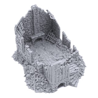 Foto 1 | Foto 1 | Terrain Endertoys Ruined Barlyway Cottage 28 Mm Impreso En 3d - Venta Internacional.