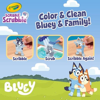 Foto 4 | Foto 4 | Playset Crayola Scribble Scrubbies Bluey Junto A La Piscina Para Niños De 3 Años O Más - Venta Internacional.