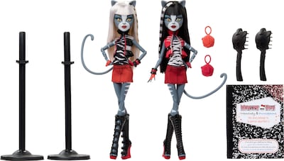 Foto 6 | Foto 6 | Pack De 2 Melodías Y Purrsephone De Doll Monster High Boo Original Creeproduction - Venta Internacional.