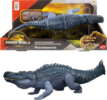 Foto 1 | Foto 1 | Figura De Dinosaurio Mattel Jurassic World Rebirth Gigantic Thrashers - Venta Internacional.