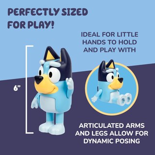 Foto 5 | Foto 5 | Set De Juego Talking Toy Chat Mates Bluey Articulated Para Niños Mayores De 3 Años - Venta Internacional.