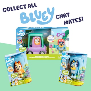 Foto 6 | Foto 6 | Set De Juego Talking Toy Chat Mates Bluey Articulated Para Niños Mayores De 3 Años - Venta Internacional.