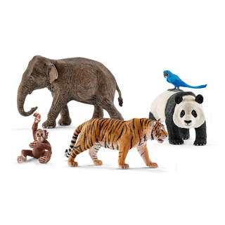 Foto 1 | Foto 1 | Set De Juguetes Schleich Wild Life 5 Unidades Animales De La Jungla Con Elefante 77588 - Venta Internacional.