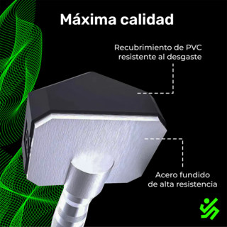 Foto 5 | Foto 5 | 2 Mancuernas 50 Lb 22.67kg C/u Kit Set Pesas Hexagonales Pro