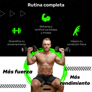 Foto 6 | Foto 6 | 2 Mancuernas 50 Lb 22.67kg C/u Kit Set Pesas Hexagonales Pro