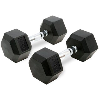 Foto 1 | Foto 1 | 2 Mancuernas 25 Lb 11.3 Kg C/u Kit Set Pesas Hexagonales Pro