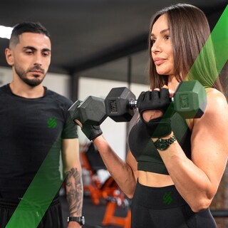 Foto 8 | Foto 8 | 2 Mancuernas 25 Lb 11.3 Kg C/u Kit Set Pesas Hexagonales Pro