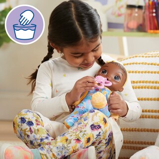 Foto 2 | Foto 2 | Muñeca Baby Alive Soft 'n Cute De Pelo Negro De 28 Cm Para Niños Mayores De 18 Años - Venta Internacional.