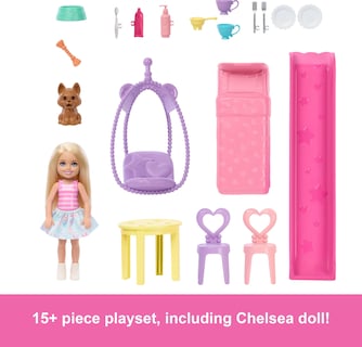 Foto 3 | Foto 3 | Casa De Muñecas Barbie Chelsea Con Más De 15 Accesorios Y Perro - Venta Internacional.