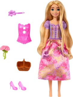 Foto 6 | Foto 6 | Muñeca De Moda Mattel Disney Princess Rapunzel Con 11 Sorpresas - Venta Internacional.