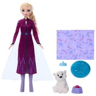 Foto 5 | Foto 5 | Muñeca Moderna Mattel Disney Frozen Elsa Con Bear Cub Y Acces - Venta Internacional.