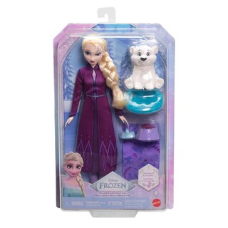 Foto 6 | Foto 6 | Muñeca Moderna Mattel Disney Frozen Elsa Con Bear Cub Y Acces - Venta Internacional.