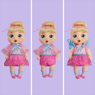 Foto 3 | Foto 3 | Muñeca Baby Alive Fairy Fashions Harper Hugs Con Ropa De 28 Cm - Venta Internacional.