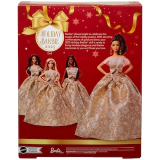 Foto 6 | Foto 6 | Muñeca De Moda Barbie Signature 2025 Holiday Con Cabello Castaño Claro - Venta Internacional.