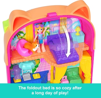 Foto 5 | Foto 5 | Muñecas Y Set De Juegos Polly Pocket Kitty Popsicle Resort Compact - Venta Internacional.