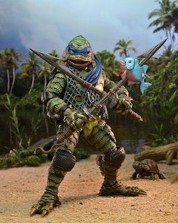 Foto 6 | Foto 6 | Figura De Acción Neca Universal Monsters/teenage Mutant Ninja Turtles Leonardo Como La Criatura 7» - Venta Internacional.
