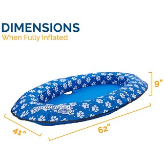 Foto 7 | Foto 7 | Flotador De Primavera Dog Raft Swimways Paddle Paws Para Perros Grandes - Venta Internacional.