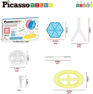 Foto 4 | Foto 4 | Bloques De Construcción Ferris Wheel Amusement Picassotiles Pt09 - Venta Internacional.