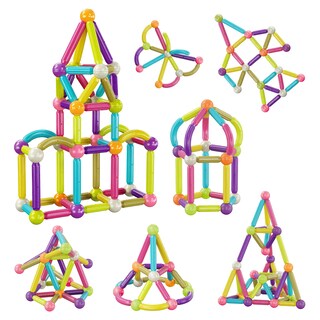 Foto 1 | Foto 1 | Juego De Bloques De Construcción Magnéticos Picassotiles Ptx50 Con Almacenamiento - Venta Internacional.