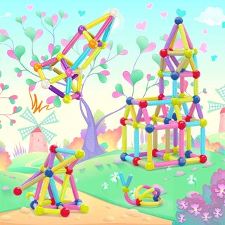 Foto 3 | Foto 3 | Juego De Bloques De Construcción Magnéticos Picassotiles Ptx50 Con Almacenamiento - Venta Internacional.