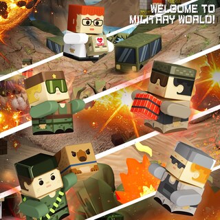 Foto 6 | Foto 6 | Bloques Magnéticos Gobidex Magwonder Army Toys 100 Unidades Para Niños A Partir De 3 Años - Venta Internacional.