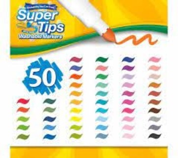 Foto 3 | Foto 3 | Rotuladores Crayola Super Tips Lavables 50 Unidades Paquete De 2 - Venta Internacional.