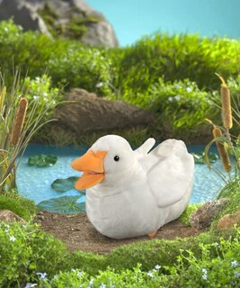 Foto 3 | Foto 3 | Marioneta De Mano Folkmanis Duck Blanca Y Amarilla - Venta Internacional.