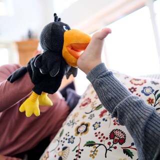 Foto 7 | Foto 7 | Marioneta De Mano Haba Theo The Raven Con Cerezas Para Más De 18 Meses - Venta Internacional.