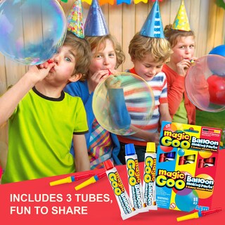 Foto 2 | Foto 2 | Globos De Plástico Con Burbujas Magic Goo De 4 M Paquete Variado De 3 - Venta Internacional.