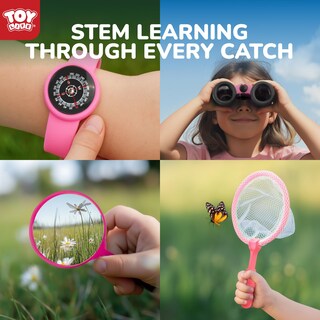 Foto 3 | Foto 3 | Recogedor De Insectos Para Niños Explorer Toy Life Con Chaleco Sombrero Y Juguetes - Venta Internacional.