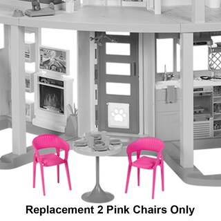 Foto 3 | Foto 3 | Piezas De Repuesto Barbie Doll Dreamhouse Hmx10 Para 2 Sillas Rosas - Venta Internacional.