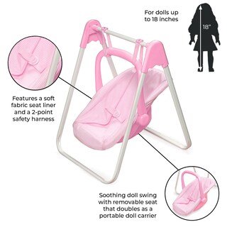 Foto 4 | Foto 4 | Cesta Portabebones Ajustable Para Muñecas De 18 Pulgadas - Venta Internacional.