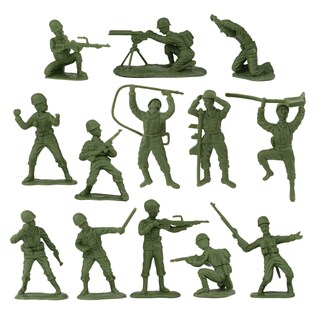 Foto 2 | Foto 2 | Set De Figuras Plastic Army Men Bmc Ww2 D-day 34 Estadounidenses Británicas Y Alemanas - Venta Internacional.