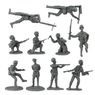 Foto 4 | Foto 4 | Set De Figuras Plastic Army Men Bmc Ww2 D-day 34 Estadounidenses Británicas Y Alemanas - Venta Internacional.