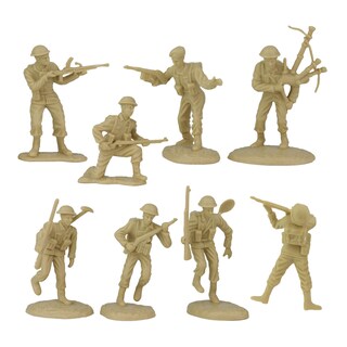 Foto 5 | Foto 5 | Set De Figuras Plastic Army Men Bmc Ww2 D-day 34 Estadounidenses Británicas Y Alemanas - Venta Internacional.