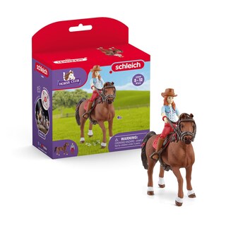 Foto 1 | Foto 1 | Toy Schleich Horse Club Hannah Y Cayenne Con Jinete De Más De 5 Años - Venta Internacional.